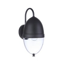 ZA3524-MN-Craftmade Lighting-Sivo - 1 Light Outdoor Wall Lantern-15 Inch Tall and 6.75 Inch Wide-Midnight Finish