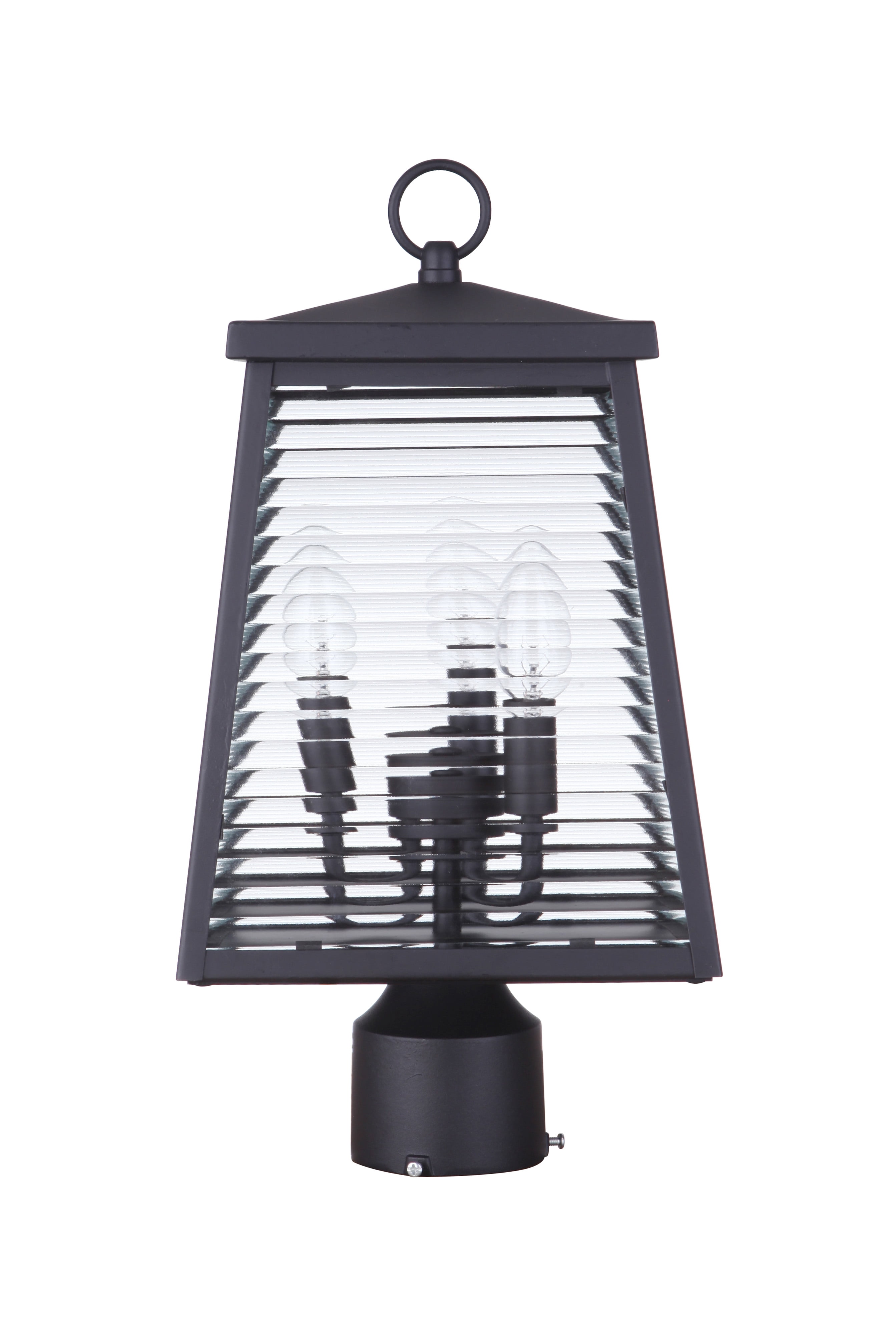Craftmade Za4115 Armstrong 3 Light 16" Tall Outdoor Single Head Post Light - Midnight