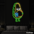 thumbnail image 1 of Craftnamesign Avocado Drunk Neon Sign, Beer Club LED Sign, Beer Shop Decor, 1 of 4