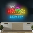 thumbnail image 1 of Craftnamesign Bakery Neon Sign Wall Art, Welcome Sign LED Light, Bakery Shop Wall Decor, 1 of 5