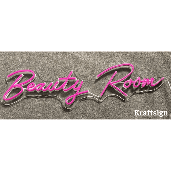 Craftnamesign Beauty Room Neon Sign, Lash Studio Decor, Beauty Shop Sign