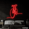 thumbnail image 1 of Craftnamesign Bicycles Neon Sign, Bike Shop LED Sign, Biker Room Decor, 1 of 4