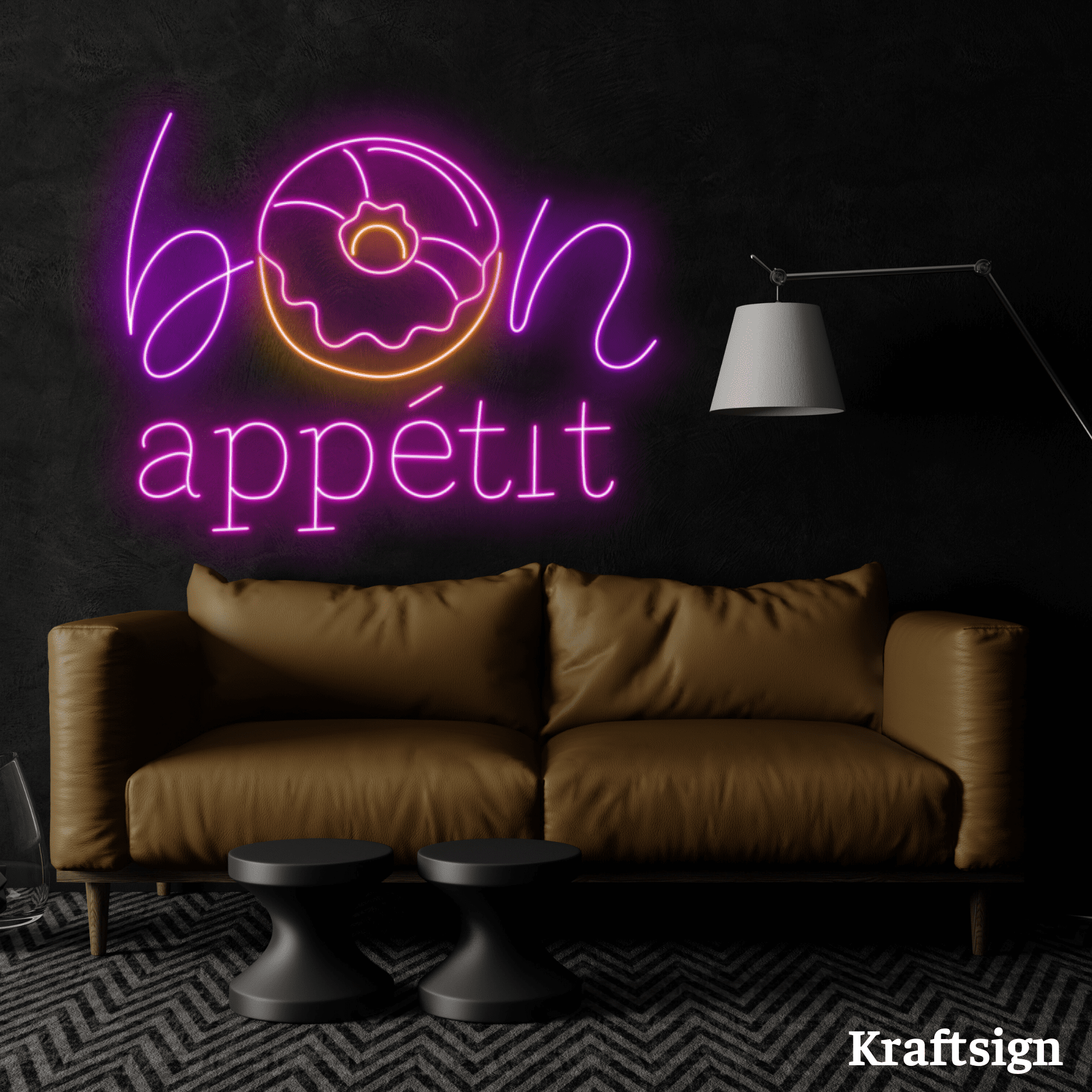 Craftnamesign Bon Appétit Neon Signs, Donut Shop LED Signs, Bakery ...