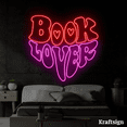thumbnail image 1 of Craftnamesign Book Lover Neon Sign, Book Store Decor, Library LED Signs, 1 of 4