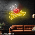 thumbnail image 1 of Craftnamesign Bowling Neon Light For Bowling Alley Game Center Wall Sign, 1 of 5