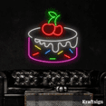 thumbnail image 1 of Craftnamesign Cake Neon Sign, Cake Shop LED Sign, Bakery Wall Art Decor, 1 of 4