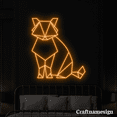 thumbnail image 1 of Craftnamesign Cat Geometric Neon Sign for Bedroom Kid Room Living Room Wall Decor, 1 of 5