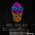 thumbnail image 1 of Craftnamesign Cool Ice Cream Neon Sign, Ice Cream Shop Decor, Shop Signs, 1 of 4