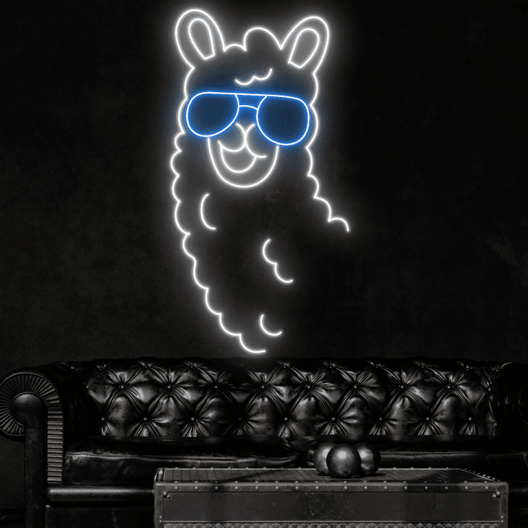 Llama neon light new arrivals