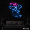 thumbnail image 1 of Craftnamesign Cool Shark Neon Sign, Shark Lover Gifts, Men Cave Decor Gift, 1 of 4