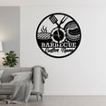 thumbnail image 1 of Craftnamesign Custom Barbecue Laser Cut Wall Clock For Kitchen Restaurant Decor, 1 of 4