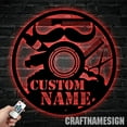 thumbnail image 1 of Craftnamesign Custom Barber Shop Metal Sign, Personalized Hair Stylist Name Sign, Barber Shop Decor, 1 of 5