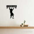 thumbnail image 1 of Craftnamesign Custom Black Cat Metal Key Holder, Cat Wall Decor, Coat Rack Cat, Entryway Coat Hooks, 1 of 5