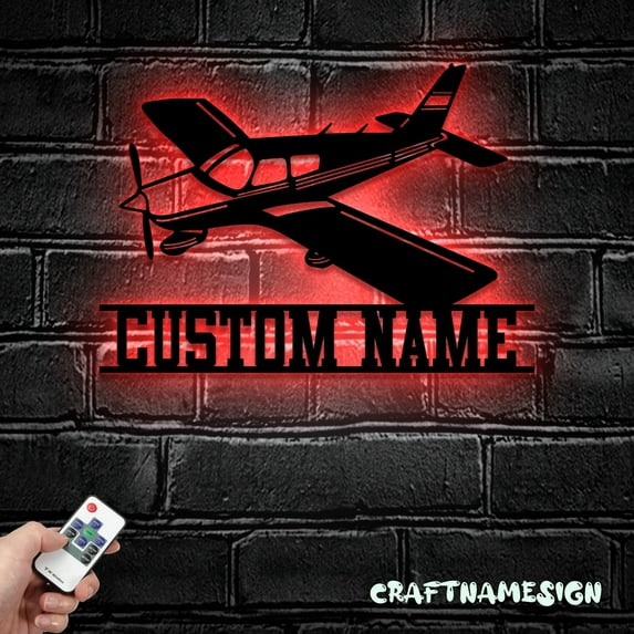 Craftnamesign Custom Bowling Metal Wall Art Led Light, Bowling Player Name Sign, Bowling Sign