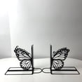 thumbnail image 1 of Craftnamesign Custom Butterfly Art Metal Bookends for Shelves, Metal Book Shelf Holder, 1 of 1