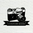thumbnail image 1 of Craftnamesign Custom Camera Photo Taking Metal Sign, Photographer Name Sign, Photography Sign, 1 of 5