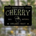 thumbnail image 1 of Craftnamesign Custom Cherry Farm Name Sign Metal Outdoor, Custom Outdoor Vegetable Farm Name Sign, 1 of 4
