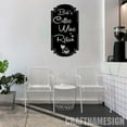 thumbnail image 1 of Craftnamesign Custom Coffee Wine'n Relax Metal Sign LED Light, Coffee Sign, Coffee Shop Decor, 1 of 5