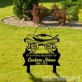 thumbnail image 1 of Craftnamesign Custom Cowboy Memorial Stake, Cowboy Sympathy Gift, Memorial Plaque, 1 of 4