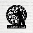 thumbnail image 1 of Craftnamesign Custom Dartboard Dart Game Metal Sign LED Light, Custom Dart Gamer Name Sign, 1 of 5
