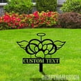 thumbnail image 1 of Craftnamesign Custom Dog with Angel Wings Memorial Stake, Pet Memorial Sign, Metal Yard Stakes, 1 of 4