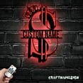 thumbnail image 1 of Craftnamesign Custom Dollar Money Symbol Metal Wall Art Led Light, Custom Accountant Name Sign, 1 of 5