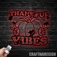 thumbnail image 1 of Craftnamesign Custom Fall Floral Pumpkin Metal Sign Led Light, Thanksgiving Sign, Thanksgiving Gift, 1 of 5
