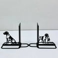 thumbnail image 1 of Craftnamesign Custom German Shorthaired Pointer Dog Metal Bookend, Dog Table Bookshelf Decor, 1 of 3