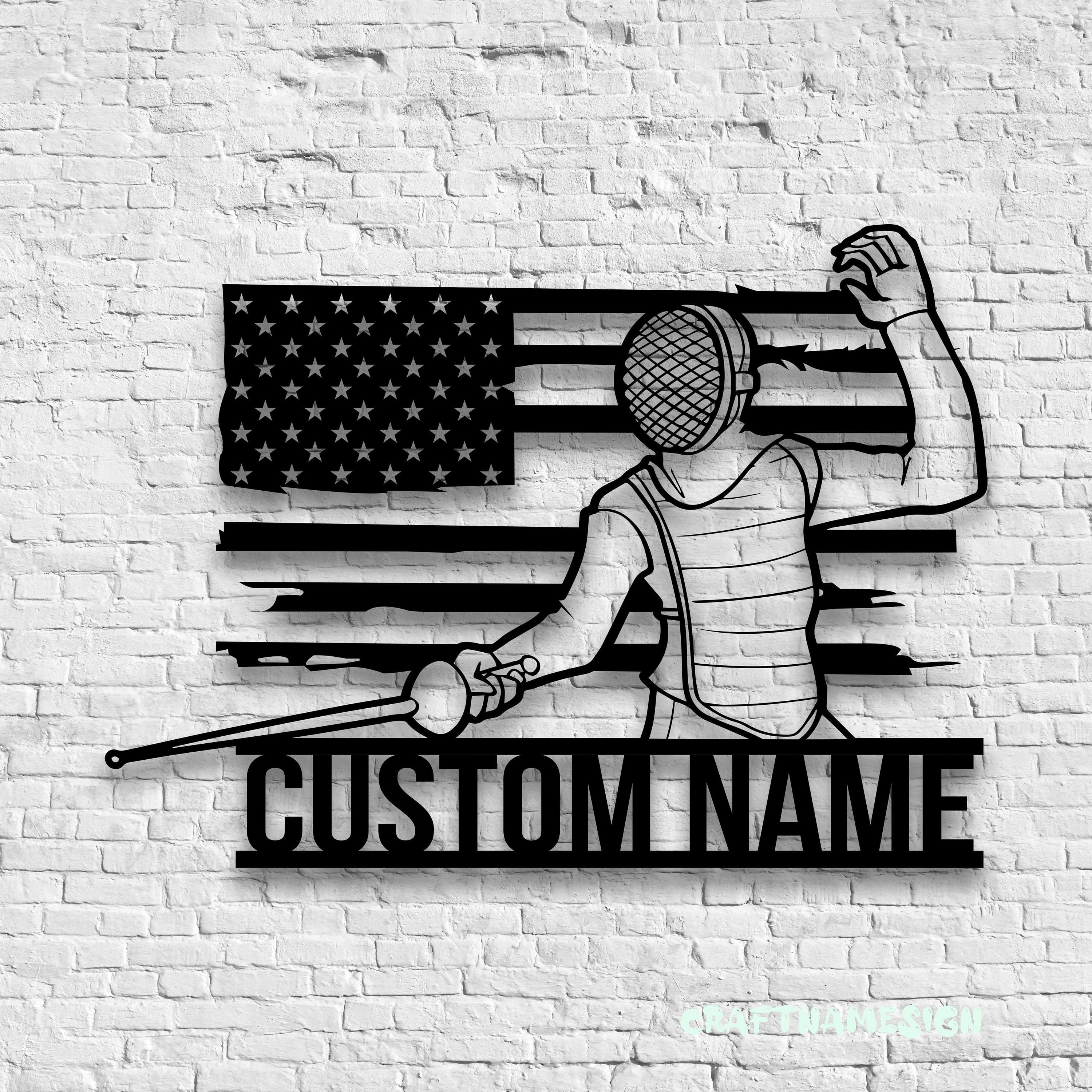 Craftnamesign Custom Girl Karate Metal Wall Art LED Light, Karate Name