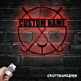 thumbnail image 1 of Craftnamesign Custom Golfing Metal Sign LED Light, Golfer Gifts, Golfing Sign, Golfing Wall Decor, 1 of 5