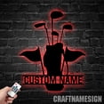 thumbnail image 1 of Craftnamesign Custom Golfing Metal Wall Art LED Light, Personalized Golfer Name Sign, 1 of 5