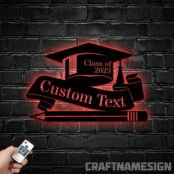Craftnamesign Custom Graduate Name Sign, Graduation Gifts, Memorable Decor, Graduate Perfect Gift