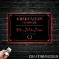 thumbnail image 1 of Craftnamesign Custom Graduate Name Sign, Graduation Gifts, Metal Yard Art, Memorable Gifts Decor, 1 of 5