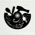 thumbnail image 1 of Craftnamesign Custom Hair Salon Metal Wall Art LED Light, Personalized Hair Stylist Name Sign, 1 of 5