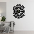 thumbnail image 1 of Craftnamesign Custom It's Pizza Time Wall Clock For Kitchen Restaurant Wall Decor, 1 of 4