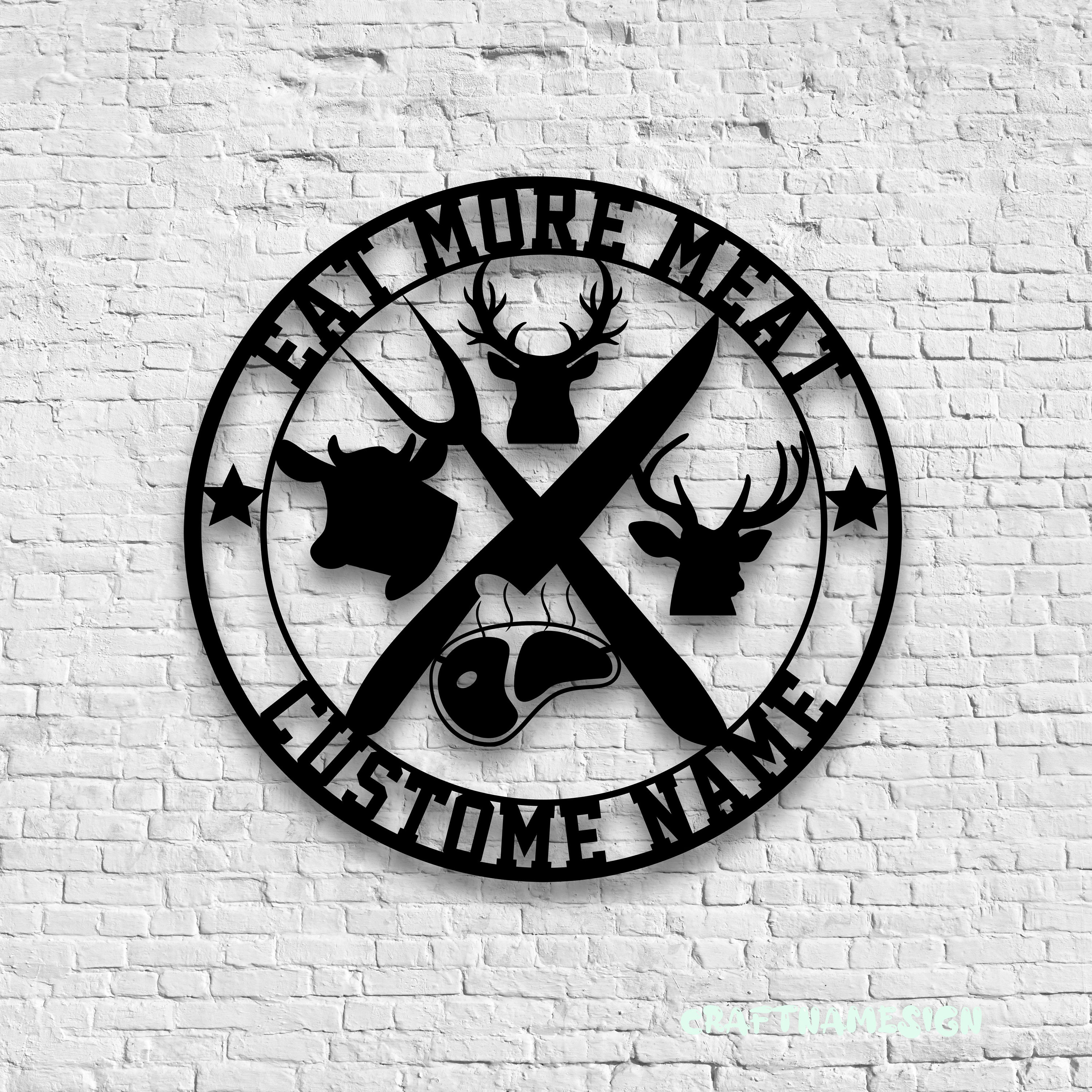 Craftnamesign Custom Lake House Metal Wall Art LED Light, Custom Lake