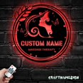 thumbnail image 1 of Craftnamesign Custom Massage Therapist Metal Wall Art LED Light, Custom Therapist Spa Name Sign, 1 of 5