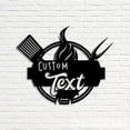 thumbnail image 1 of Craftnamesign Custom Metal BBQ Sign, Custom Grill Sign, Bbq Party Decor, Kitchen Metal Sign, 1 of 5