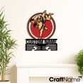thumbnail image 1 of Craftnamesign Custom Metal Brazilian Jiu Jitsu Medal Hanger Wall Art, Jiu Jitsu Player Medal Holder, 1 of 4