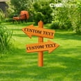 thumbnail image 1 of Craftnamesign Custom Metal Destination Arrow Signs, Direction Arrow Garden Stake Decor, 1 of 4