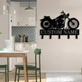 thumbnail image 1 of Craftnamesign Custom Motocross Biker Metal Key Holder, Coat Rack, Metal Key Hanger, Key Organizer, 1 of 5