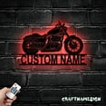 thumbnail image 1 of Craftnamesign Custom Motocross Metal Sign LED Light, Motorcycle Wall Sign, Motorcycle Decor, 1 of 5