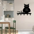 thumbnail image 1 of Craftnamesign Custom Owl Metal Key Holder, Owl Decor Key Holder, Metal Coat Rack, Metal Key Hanger, 1 of 5