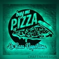 thumbnail image 1 of Craftnamesign Custom Pizzeria Sign, Pizza Sign, Shop Sign, Kitchen Decor, Restaurant Shop Signage, 1 of 5