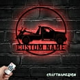 thumbnail image 1 of Craftnamesign Custom Rotator Tow Truck Driver Metal Wall Art LED Light, Custom Trucker Name Sign, 1 of 5