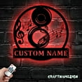 thumbnail image 1 of Craftnamesign Custom Sousaphone Musical Instrument Metal Wall Art, Custom Sousaphone Player Name, 1 of 5