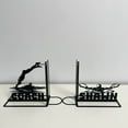 thumbnail image 1 of Craftnamesign Custom Swimming Metal Bookends, Swimmer Book Shelf Holder, Swimmer Book Stand, 1 of 3
