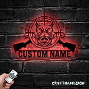 Craftnamesign Custom Tools Repair Metal Wall Art LED Light, Custom Garage Sign, Dads Workshop Sign
