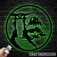 thumbnail image 1 of Craftnamesign Custom Tori Gate Art Bonsai Tree Metal Wall Art, Custom Name Sign Home Decor, 1 of 5