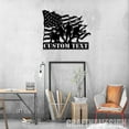 thumbnail image 1 of Craftnamesign Custom US Soldier Metal Wall Art LED Light, Custom American Military Name Sign, 1 of 5